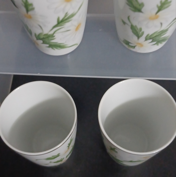 Lefton Gold Rimmed Vintage Numbered Hand Painted Daisies China - Picture 3 of 5